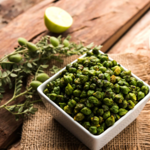fresh green chickpeas